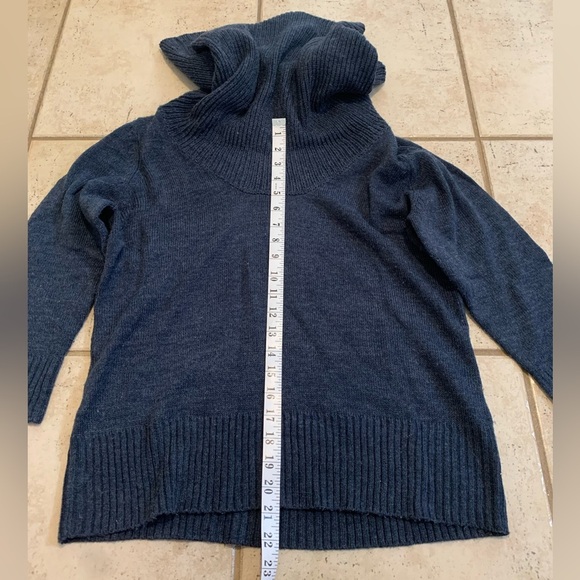 Joe Fresh Cowl Neck Sweater Navy Blue Size L - Picture 5 of 5